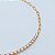 Choker Riviera  Zircônias com Elos modelo quadrado Banhada a ouro18K - Imagem 3