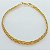 Pulseira Trançada Banhada a Ouro 18K - Imagem 1
