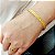 Pulseira Trançada Banhada a Ouro 18K - Imagem 2