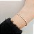 Pulseira Riviera com Zircônias Cristais Banhado a Ouro 18K - Imagem 3