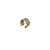Brinco Piercing Fake Cravejado Zirconias Folheado em Ouro - Imagem 3