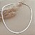 Choker Fita lisa Banhada em Prata 3mm - Imagem 1