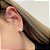 Argola Cravejada Zircônia Banhada em Ouro 10mm - Imagem 2