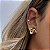 Piercing Fake Luxo Duplo Cravejado Zircônia Banhado em Ouro - Imagem 3