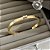 Bracelete Tubo Zircônia Baguete Cravada Banhado em Ouro 6mm - Imagem 4