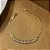 Pulseira Riviera com Malha Fita Banhado em Ouro 18k - Imagem 1
