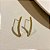 Ear Cuff Cravejado Delicado Banhado em Ouro 18k - Imagem 4
