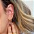 Piercing Fake Minimalista Sem Pedras Banhado em Ouro - Imagem 2