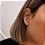 Ear Cuff Cravejado Gotas de Zircônia Banhado em Ouro 18k - Imagem 2