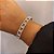Bracelete Luxo Zircônias Cravejadas Banhado em Prata - Imagem 3