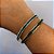 Bracelete Luxo Zircônia Esmeralda Cravada Banhado em Prata - Imagem 4