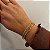 Pulseira Malha Serpente 3mm Banhada em Ouro - Imagem 1