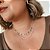 Choker Multi Pingentes Coloridos Banhado em Prata - Imagem 2