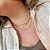 Choker Multi Pingentes Coloridos Banhado em Ouro - Imagem 4