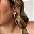 Argola Gota Zirconia Colors Espelhada Banhado em Prata - Imagem 4