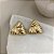 Brinco Maxi Triangulo Banhado em Ouro - Imagem 2