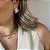Choker Rígida Orgânica Lisa Banhada em Prata - Imagem 3