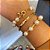 Bracelete Pérolas Classicas 8mm banhado em Ouro - Imagem 6