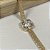 Pulseira Malha Italiana Ponto Luz Banhado Ouro - Imagem 4