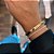 Pulseira Riviera Gota Cravejada Banhado em Ouro - Imagem 1