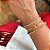 Bracelete Torcido Liso 4mm Banhado em Ouro - Imagem 3