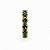 Piercing Fake Esmeralda 3mm Cravada Banhado em Ouro - Imagem 2
