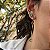 Brinco Esmeralda Colombiana Ponto 6mm Banhado em Ouro - Imagem 3