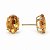 Brinco Aperol Oval Banhado em Ouro - Imagem 3