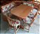 Conjunto Banco De Canto Alemão 1,60 x 1,60 (03 Cadeiras) (Mesa 1,30 x 1,20) - Móveis de Gramado - Imagem 1