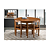 Sala de Jantar Mesa Compacta Redonda 1,35 x 1,35 - (04 Cadeiras) - Móveis de Gramado - Imagem 1