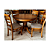 Sala de Jantar 1,10 x 1,10 - ( 04 Cadeiras ) - Móveis de Gramado - Imagem 1
