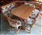 Conjunto Banco De Canto Alemão 2,00 x 1,60  (03 Cadeiras) (Mesa 1,50 x 1,00) - Móveis de Gramado - Imagem 1