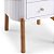 Mesa de Cabeceira Aurora 3 Gavetas 68 x 50 x 43 - ( 02 Unidades ) - Móveis 3D - Imagem 3