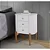 Mesa de Cabeceira Aurora 3 Gavetas 68 x 50 x 43 - ( 02 Unidades ) - Móveis 3D - Imagem 2