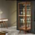 Cristaleira Florence 1 Porta Com Led 1,93 x 56 x 41 - Móveis 3D - Imagem 1