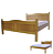 Cama de Casal 1,40 x 1,90 - Móveis de Gramado - Imagem 1