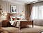 Cama Madeira Maciça - (Com 02 Mesas de Cabeceiras) - Móveis de Gramado - Imagem 1