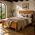 Cama Kansas 1,90 x 80 - Madeira Maciça - Móveis de Gramado - Imagem 1