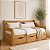 Sofá Cama Jaquirana 03 Gavetas 1,90 x 65/1,10 Aberto - Madeira Maciça - Móveis de Gramado - Imagem 3