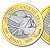 Moeda beija-flor moeda comemorativa dos 25 anos do real FC - Imagem 1