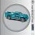 Miniatura 1:64 - Pick-up Fig Rig Azul - Steel Car Garagem SA - Imagem 2