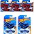 Kit c/5 miniaturas 91 GMC Syclone 1/64 Hot Wheels - Imagem 1