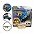 Kit Jurassic Era - Dinossauro Emborrachado Com Carrinho Metal Azul - Imagem 2