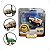 Kit Jurassic Era - Dinossauro Emborrachado Com Carrinho Metal Furgão - Imagem 2