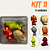 kit n. 11 - Bonecos Gogos 6 unidades - Panini | Loose - Imagem 1