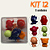 kit n. 12 - Bonecos Gogos 6 unidades - Panini | Loose - Imagem 1