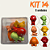 kit n. 14 - Bonecos Gogos 6 unidades - Panini | Loose - Imagem 1