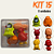 kit n. 15 - Bonecos Gogos 6 unidades - Panini | Loose - Imagem 1