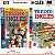 Kit passatempos Inglês - 02 Revistas 192 Páginas - Imagem 1