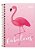 Caderneta Espiral Capa Dura Flamingo  - Tilibra - Imagem 1
